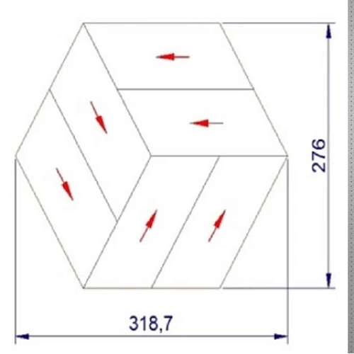 ДУБ ШЕРЕМЕТЬЕВСКАЯ ЗВЕЗДА МОДУЛЬНЫЙ ПАРКЕТ LAB ARTE